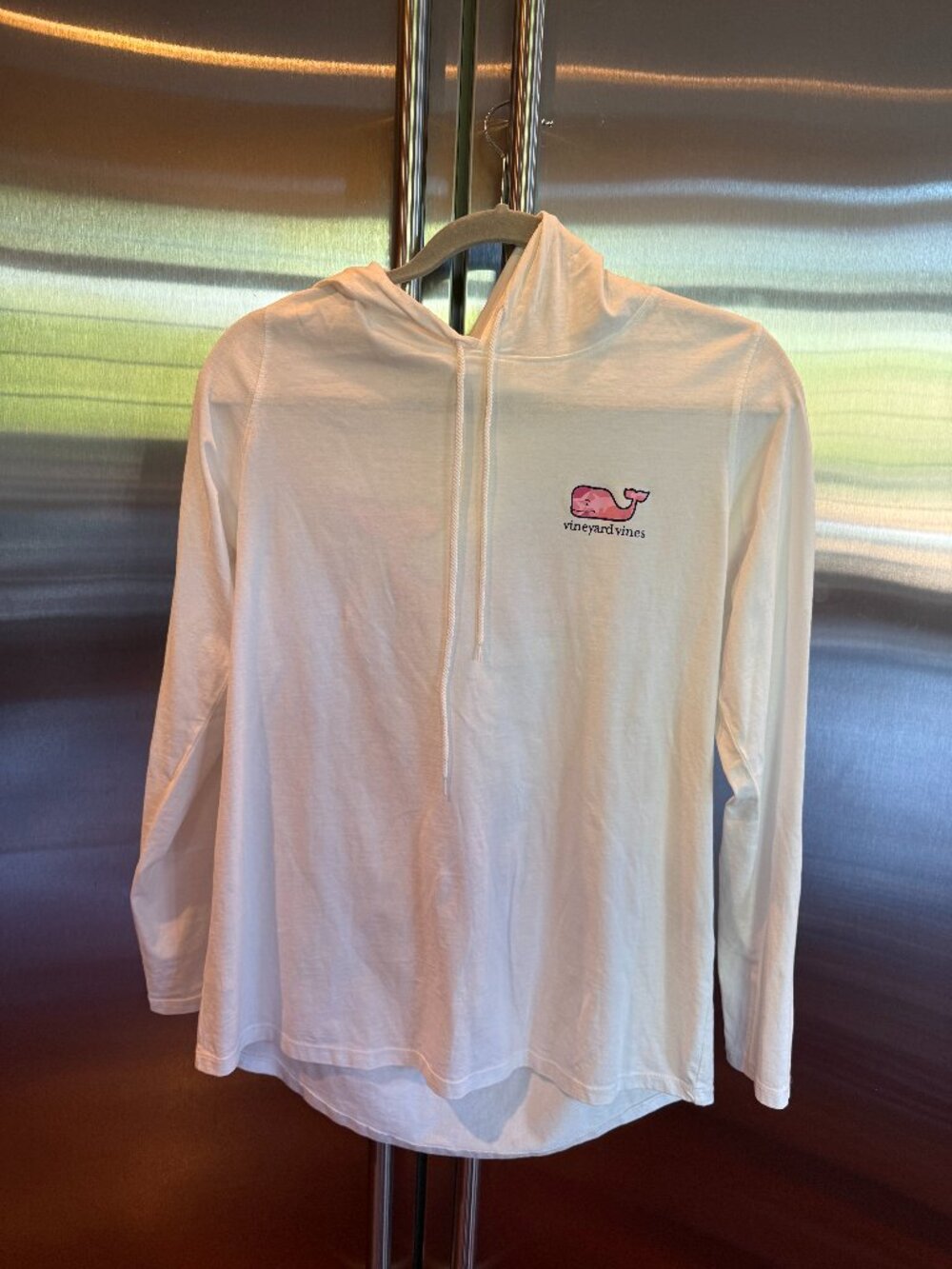 VINEYARD VINES LONG SLEEVE HOODIE, SIZE SMALL